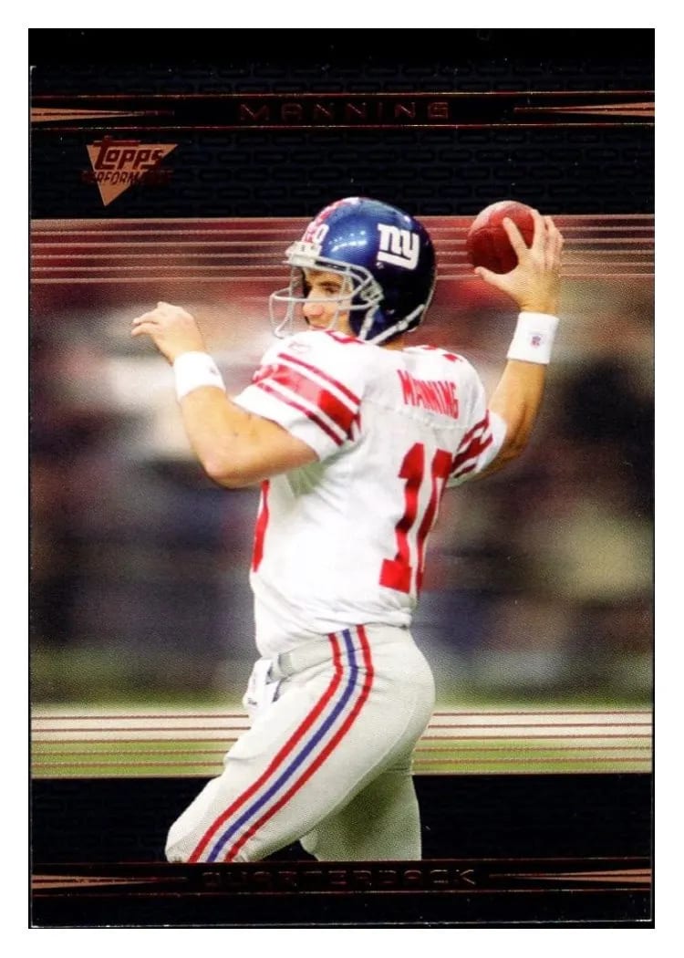 2007 Topps Performance Eli Manning #11 card