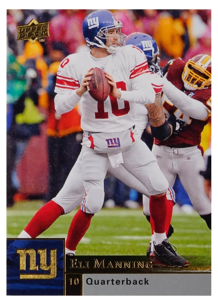 2009 Upper Deck Eli Manning #127 card