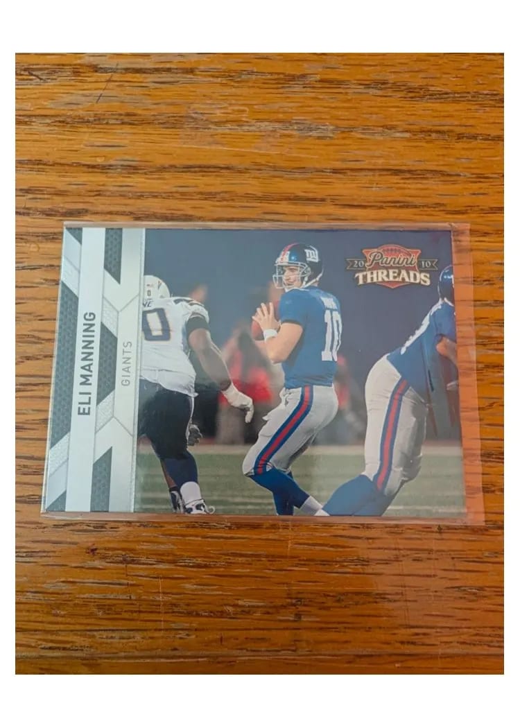 2010 Panini Threads Eli Manning #96 card