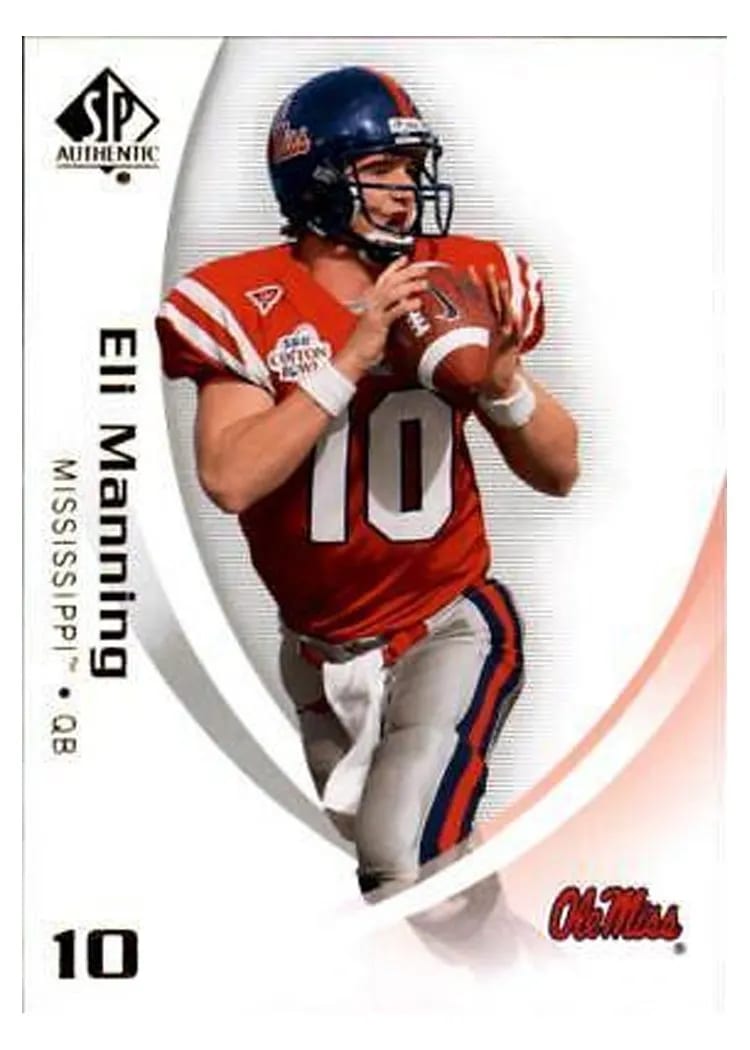 2010 SP Authentic Eli Manning #33 card