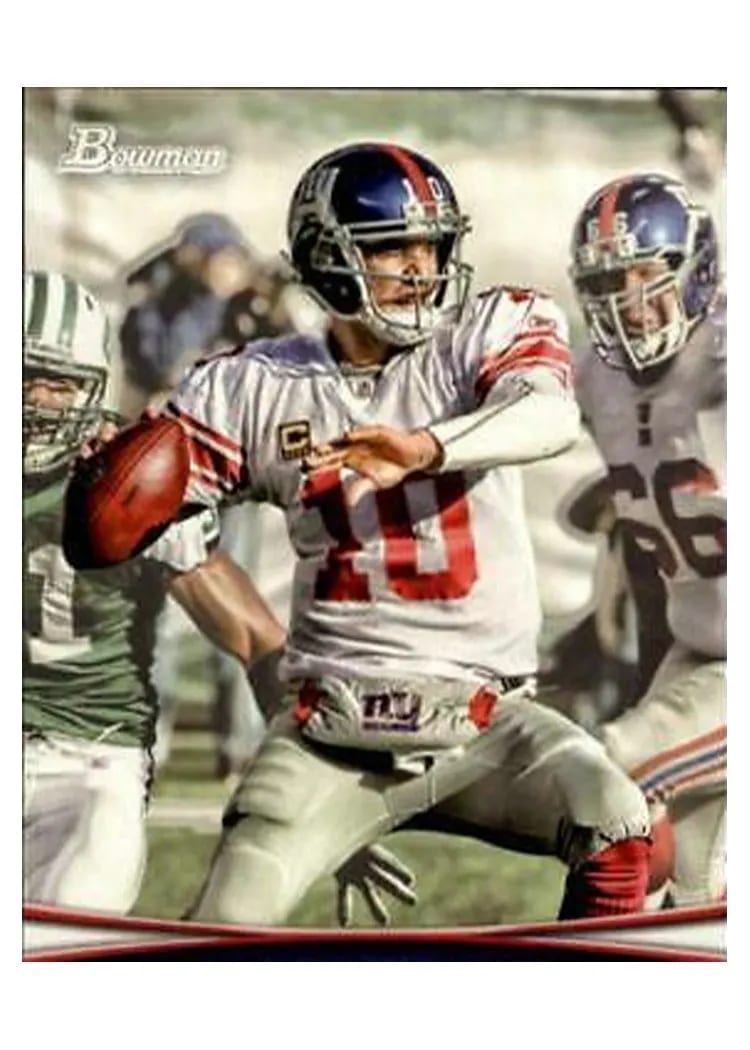 2012 Bowman Eli Manning #8 card