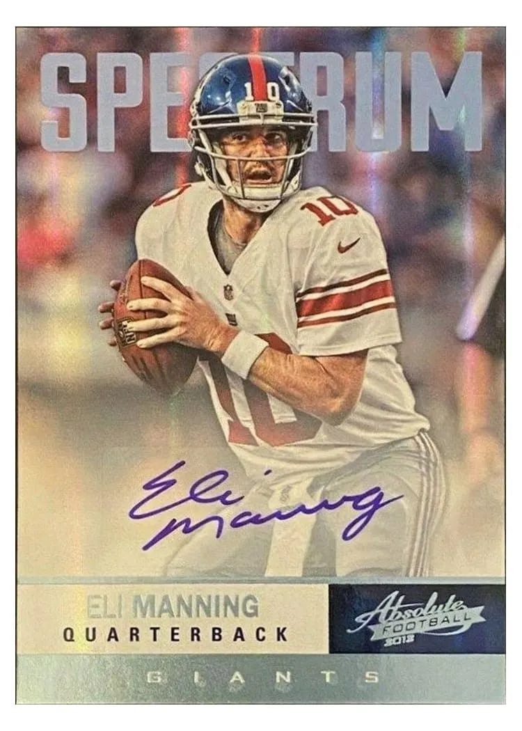 2012 Panini Absolute Eli Manning #66 card
