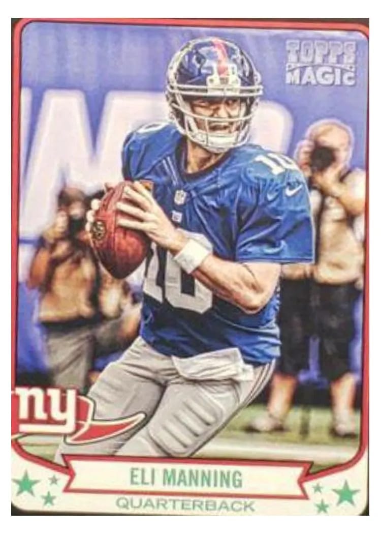 2013 Topps Magic Eli Manning #5 card