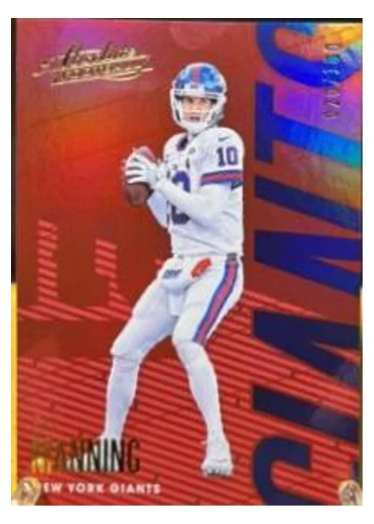 2018 Panini Absolute Eli Manning #71 card