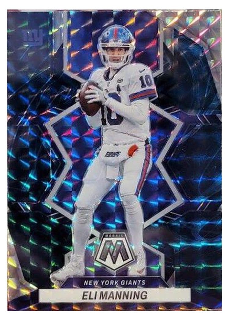 2022 Panini Mosaic Base Set Eli Manning #150 card