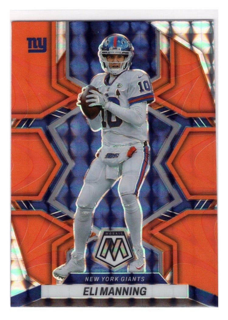 2022 Panini Mosaic Base Set Eli Manning #150 card