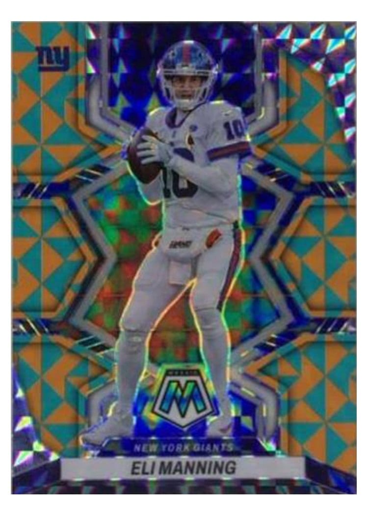 2022 Panini Mosaic Base Set Eli Manning #150 card
