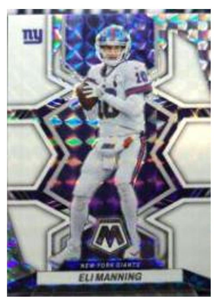 2022 Panini Mosaic Base Set Eli Manning #150 card