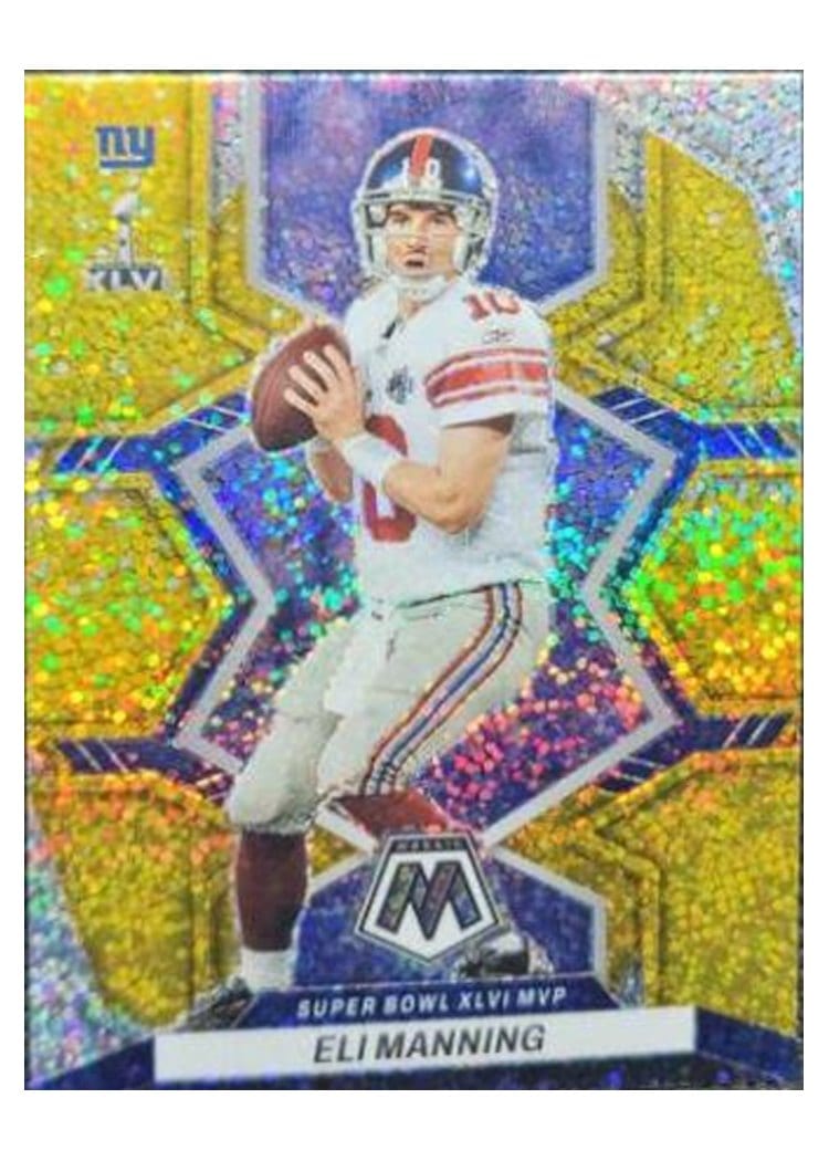 2022 Panini Mosaic Base Set Eli Manning #150 card