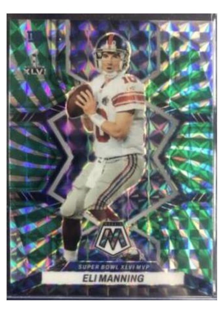 2022 Panini Mosaic Base Set Eli Manning #300 card