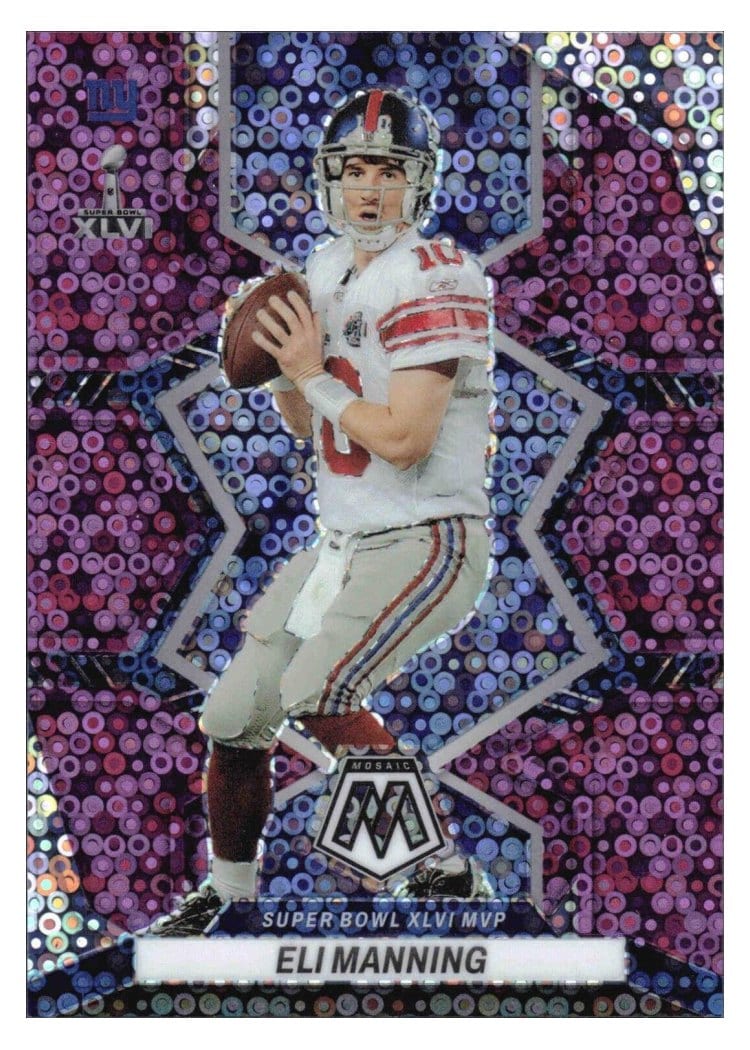 2022 Panini Mosaic Base Set Eli Manning #300 card