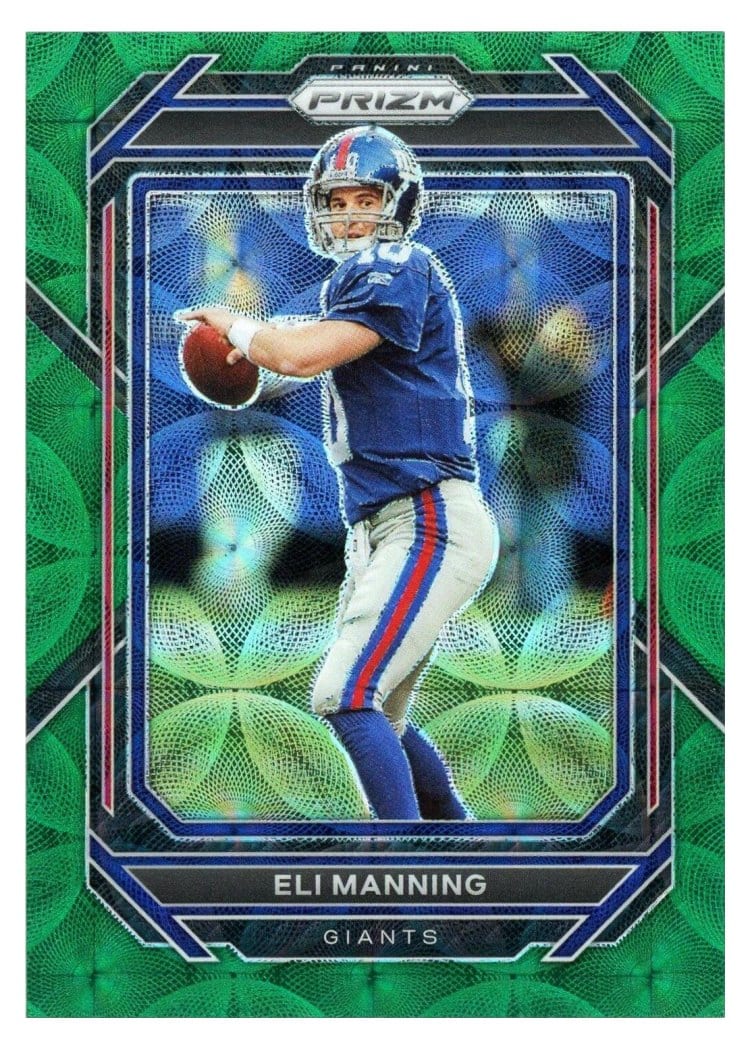 2022 Panini Prizm Base Set Eli Manning #223 card
