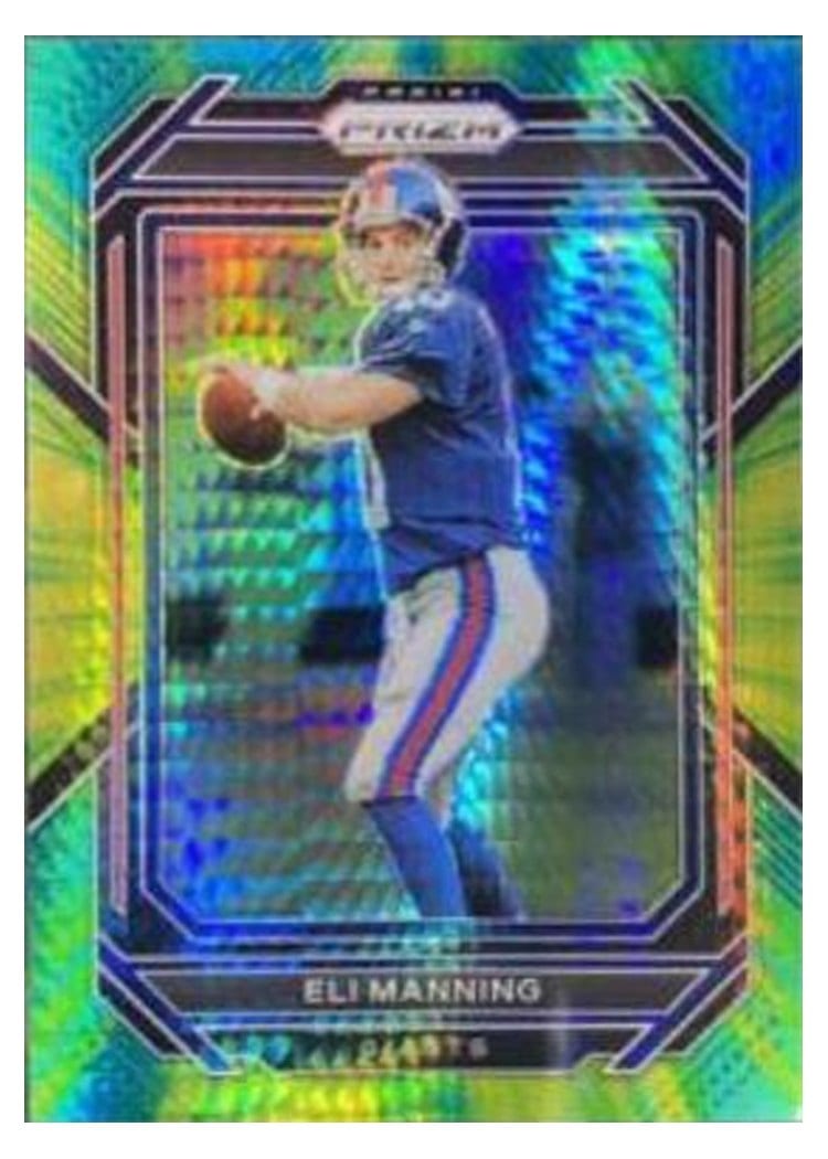 2022 Panini Prizm Base Set Eli Manning #223 card