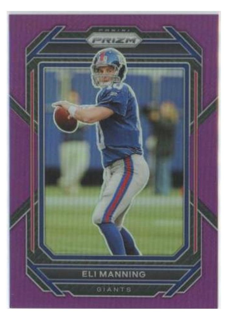 2022 Panini Prizm Base Set Eli Manning #223 card