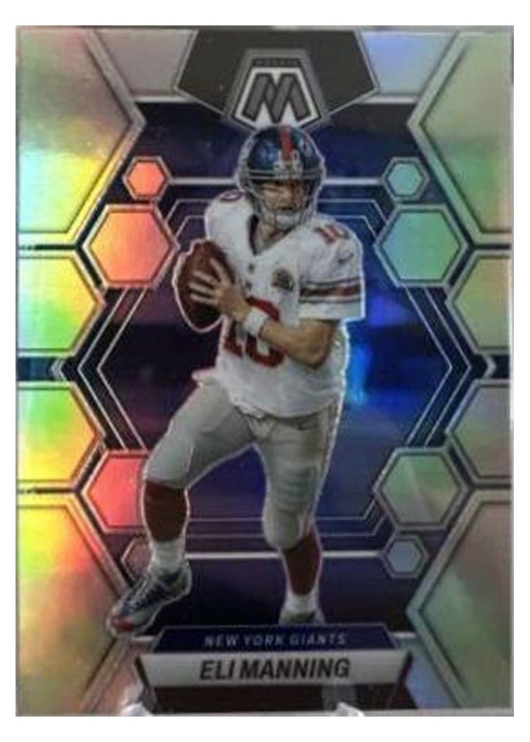 2023 Panini Mosaic Base Set Eli Manning Silver #179 card