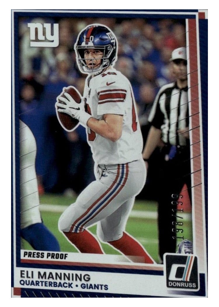 2025 Donruss Base Set Eli Manning #275 card