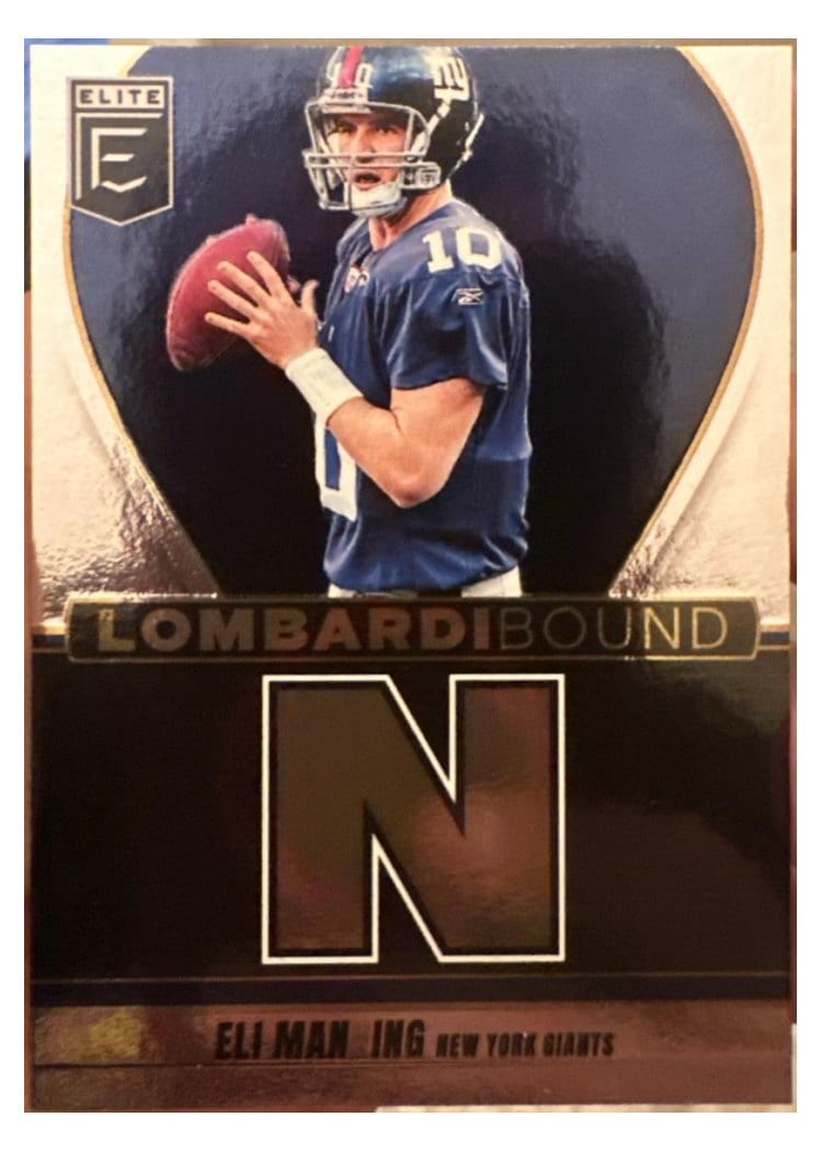 2025 Donruss Elite LombardiBound Eli Manning #14 card