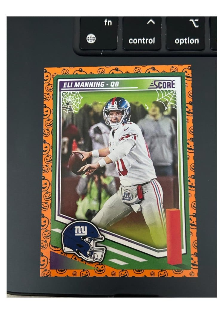 2025 Score Base Set Eli Manning #78