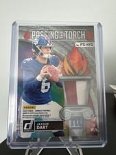 2025 Donruss Passing the Torch Jerseys Eli Manning / Jaxson Dart #PTJ-NYG