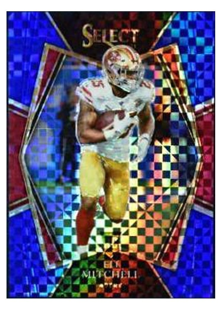 2021 Panini Select Base Set Eli Mitchell Blue #192 card