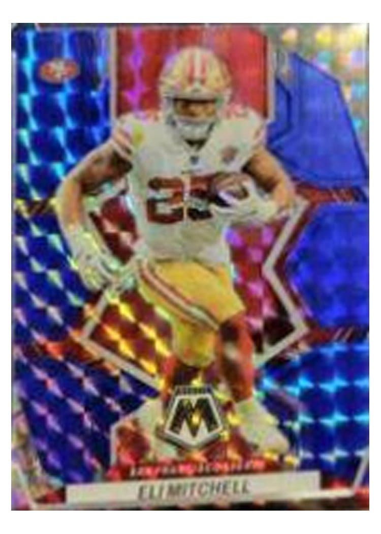 2022 Panini Mosaic Base Set Eli Mitchell #176 card