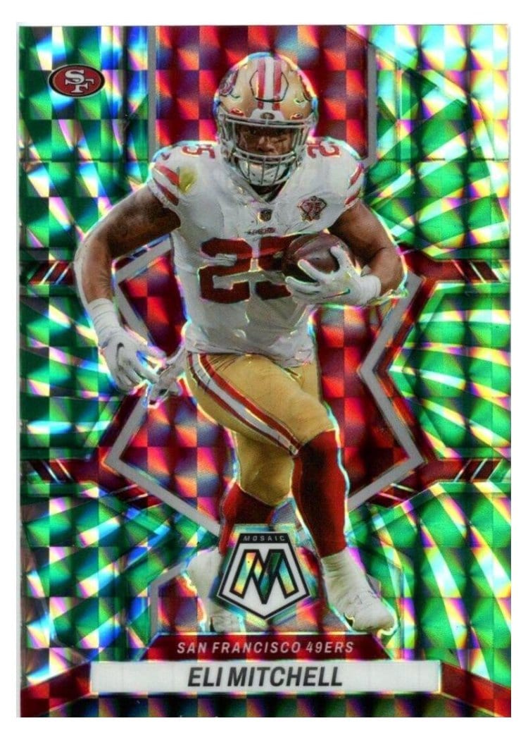 2022 Panini Mosaic Base Set Eli Mitchell #176 card