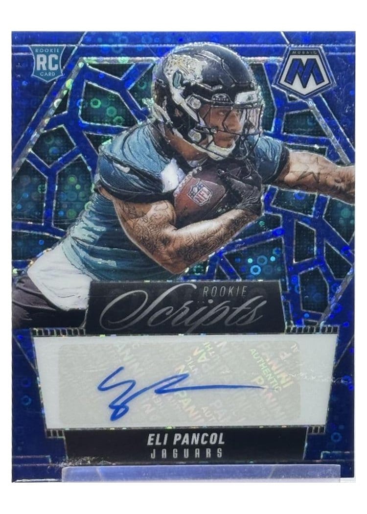 2025 Panini Mosaic Rookie Scripts Eli Pancol #RS-EPL card
