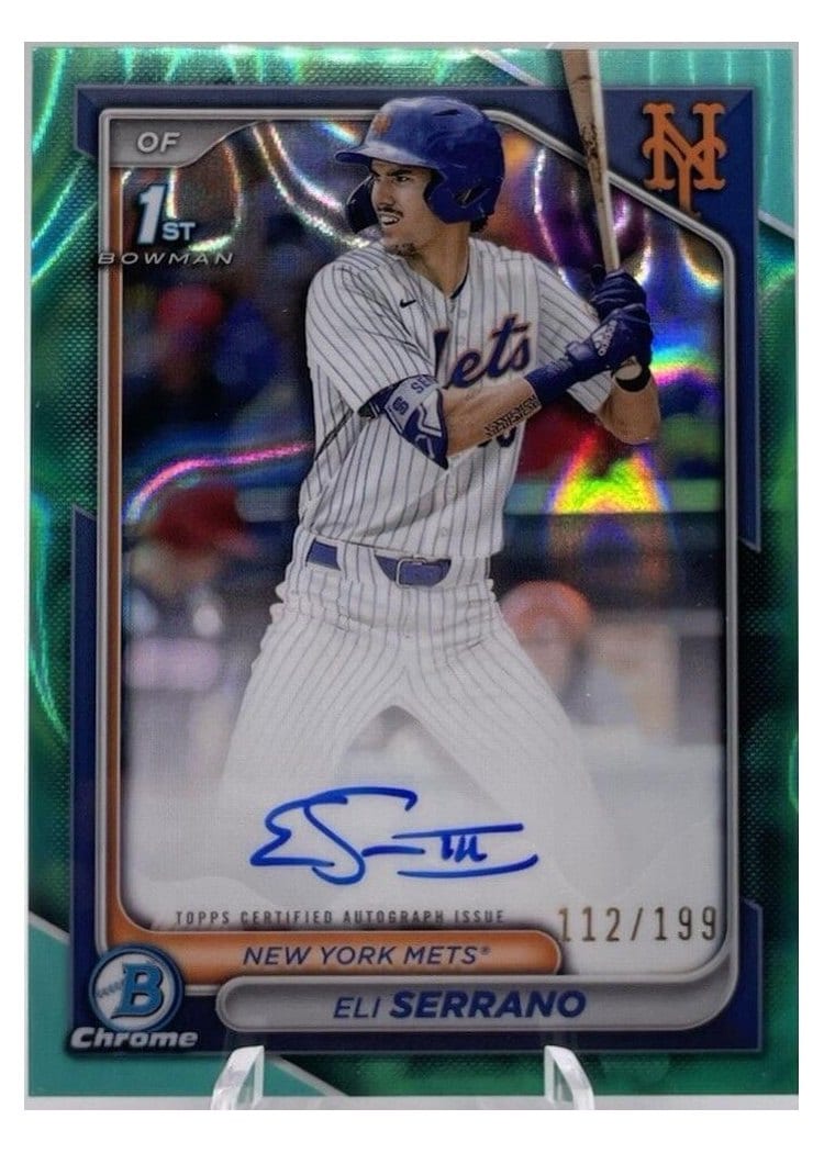 2024 Bowman Draft Chrome Prospect Autographs Eli Serrano #CPA-ESE card