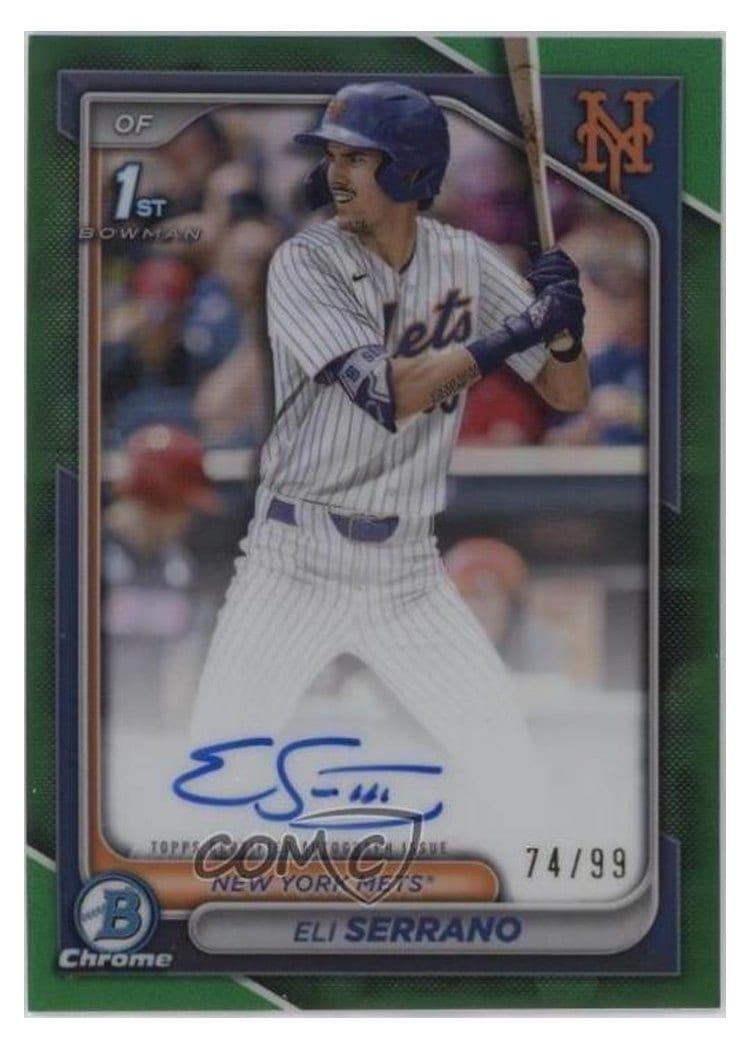 2024 Bowman Draft Chrome Prospect Autographs Eli Serrano #CPA-ESE card