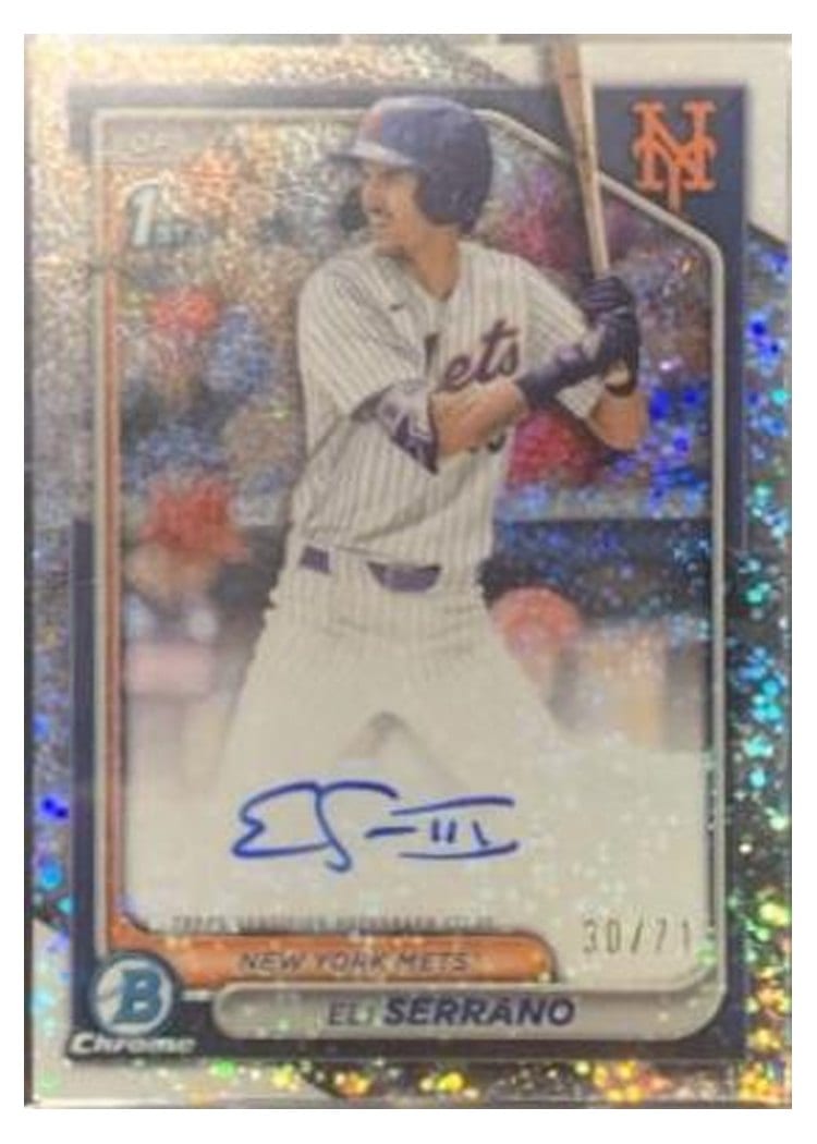 2024 Bowman Draft Chrome Prospect Autographs Eli Serrano #CPA-ESE card