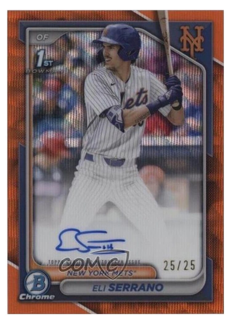 2024 Bowman Draft Chrome Prospect Autographs Eli Serrano #CPA-ESE card