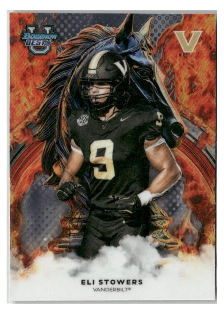 2025 Bowman University Best Workhorse Eli Stowers #W-12 card