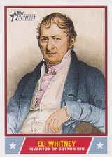 2025 Topps Heritage Notable Americans Eli Whitney #NS-89 card