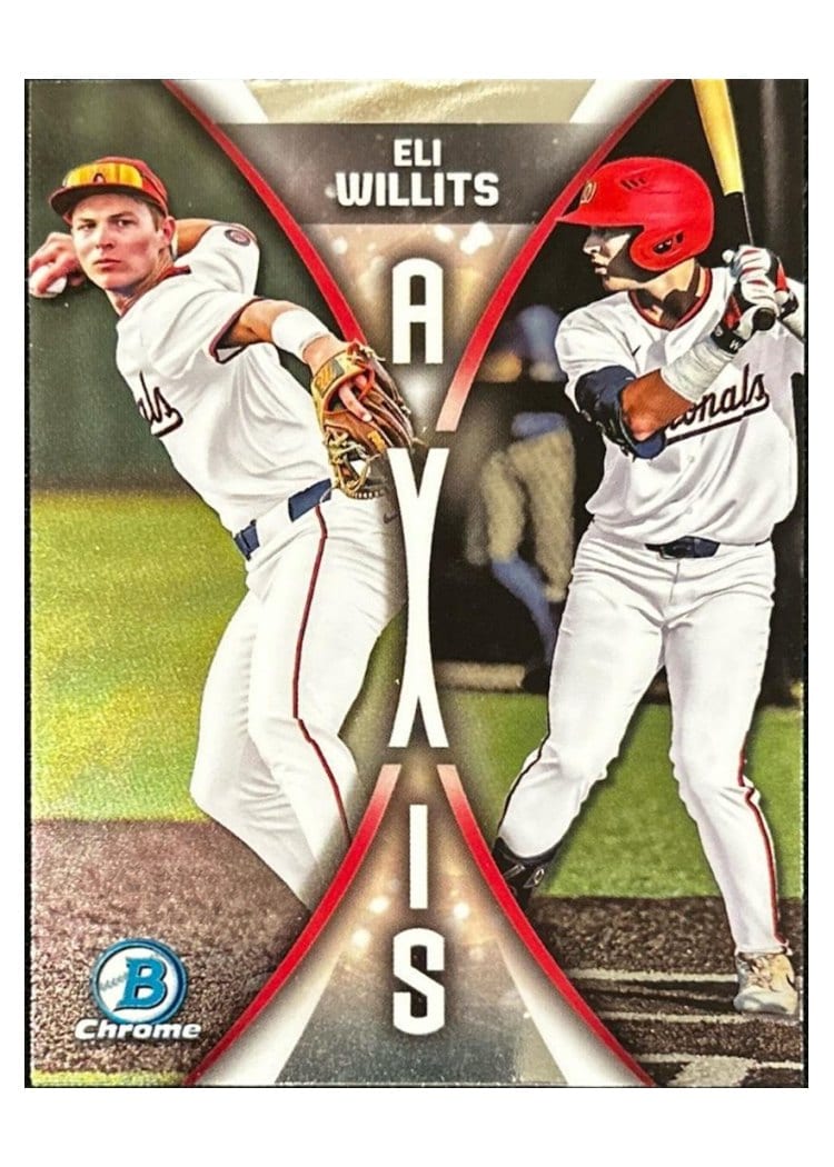 2025 Bowman Draft Axis Eli Willits #A-1 card