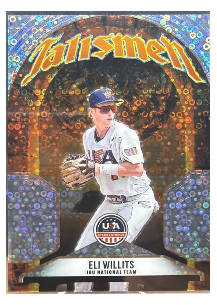 2026 Panini Stars & Stripes Prizm Talismen Eli Willits #7 card