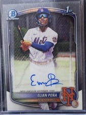 2025 Bowman Chrome Prospect Autographs Elian Peña #CPA-EP