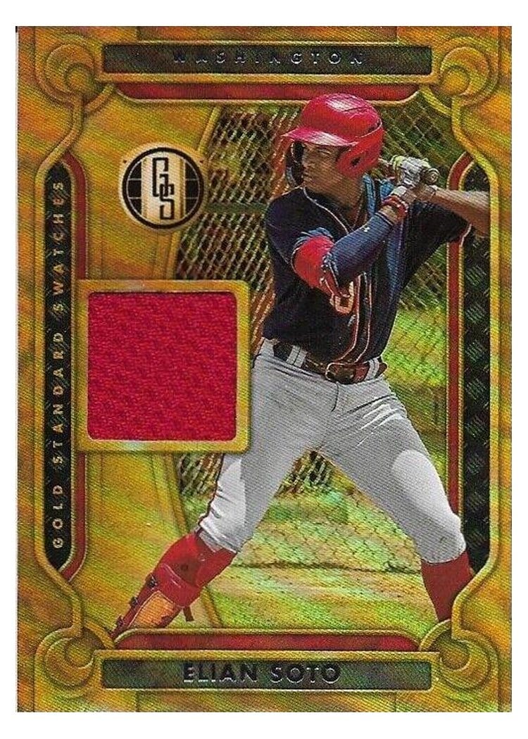 2023 Panini Chronicles Gold Standard Swatches Elian Soto #GSS-ES card