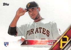 2016 Topps Base Set Elias Diaz #504 card