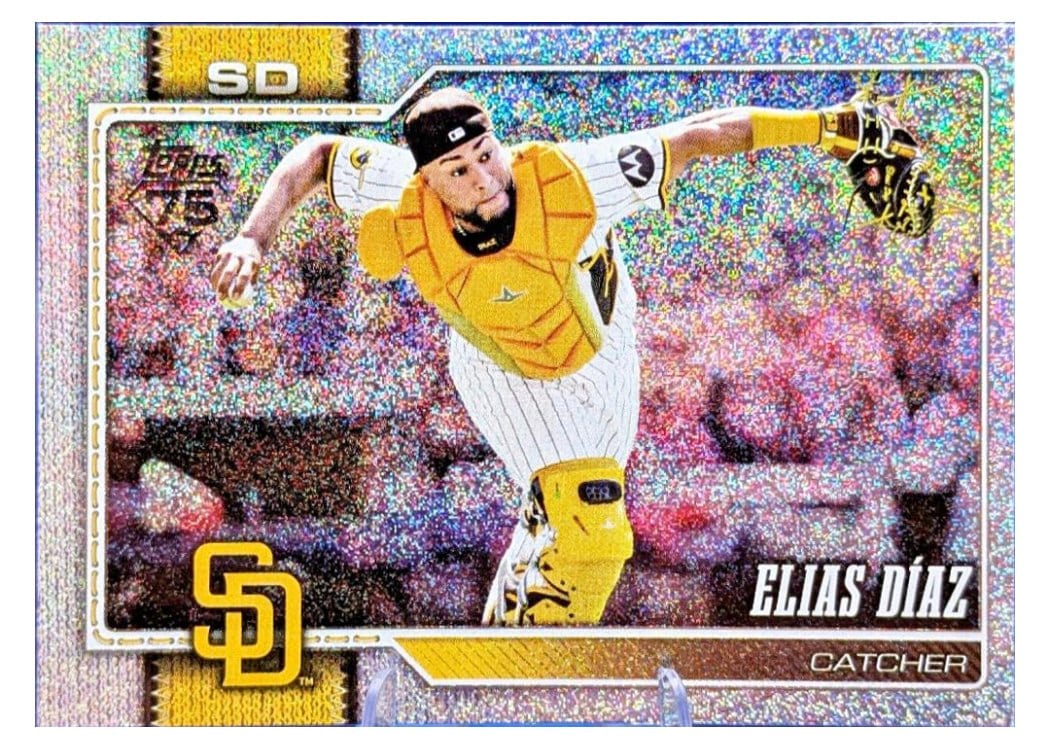 2026 Topps Base Set Elias Díaz Sandglitter #28 card