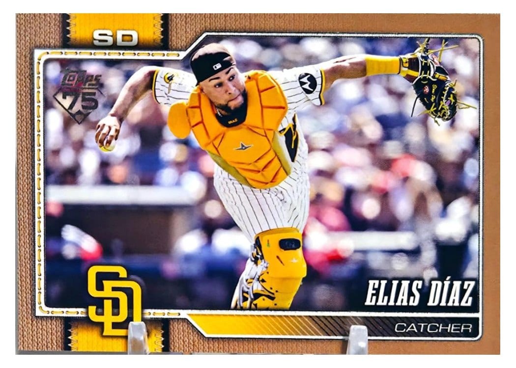 2026 Topps Base Set Elias Díaz Gold #28 card