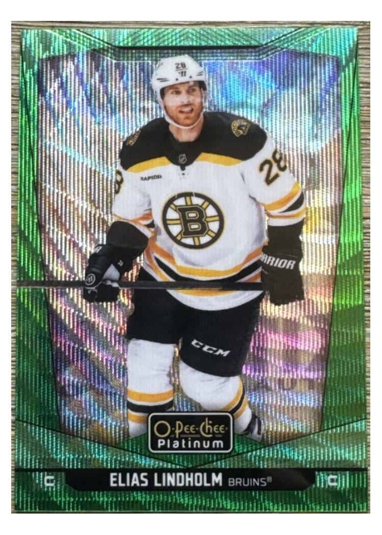 2024-25 O-Pee-Chee Platinum Base Set Elias Lindholm #17 card