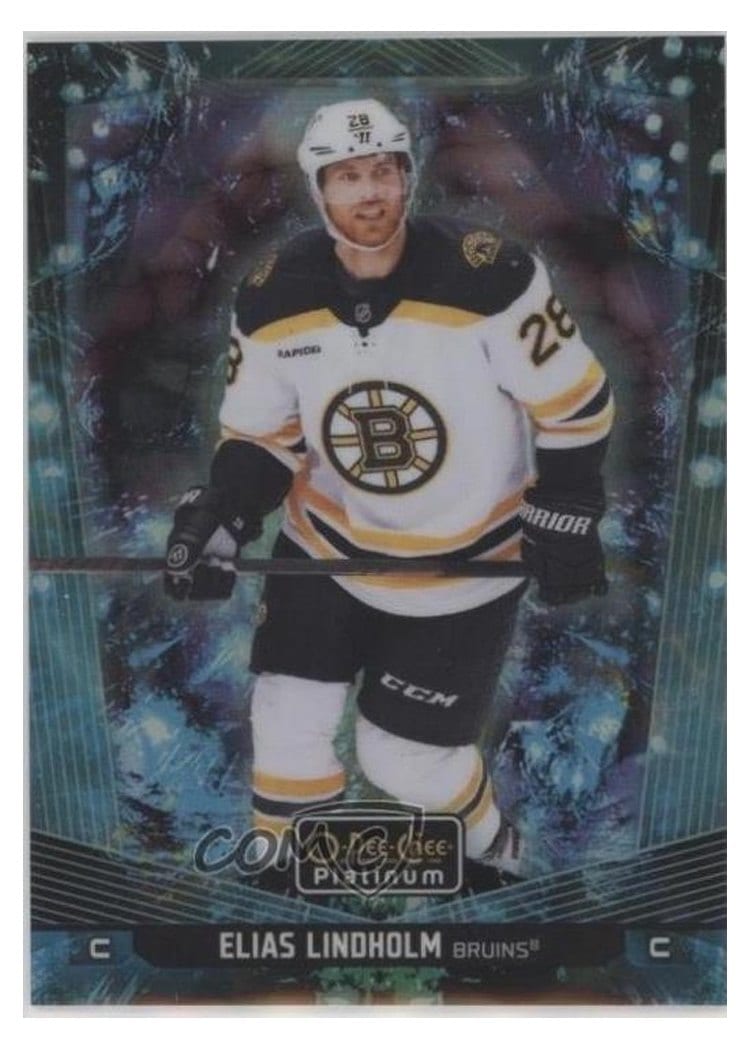 2024-25 O-Pee-Chee Platinum Base Set Elias Lindholm #17 card