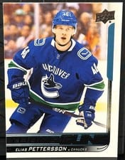 2018 Upper Deck Elias Pettersson #248 card
