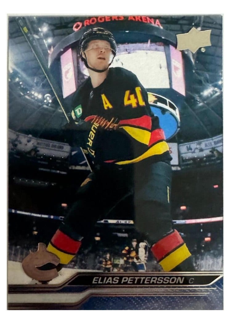 2023-24 Upper Deck Base Set Elias Pettersson #174 card