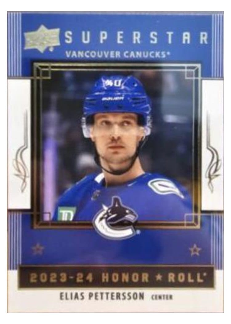 2023-24 Upper Deck Honor Roll Elias Pettersson #HR-12 card