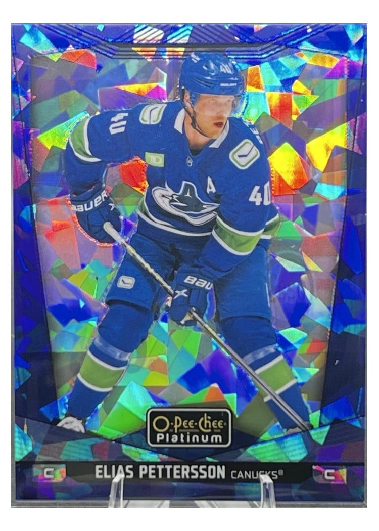 2024-25 O-Pee-Chee Platinum Base Set Elias Pettersson #35 card