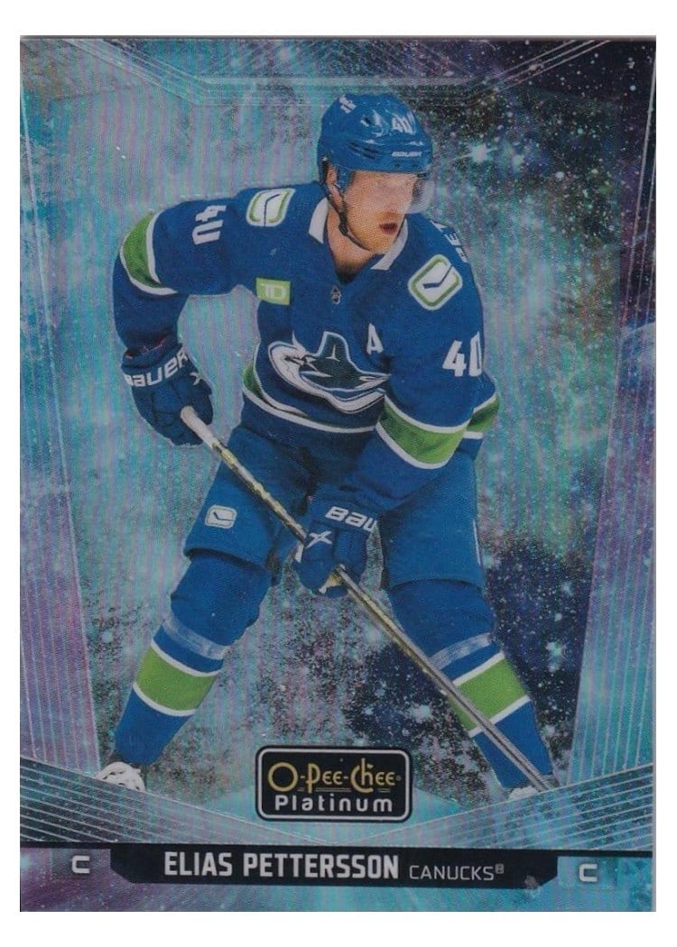 2024-25 O-Pee-Chee Platinum Base Set Elias Pettersson #35 card