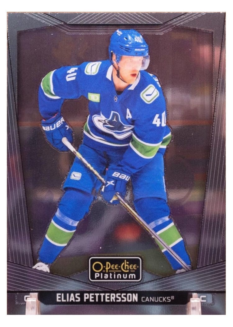 2024-25 O-Pee-Chee Platinum Base Set Elias Pettersson #35 card