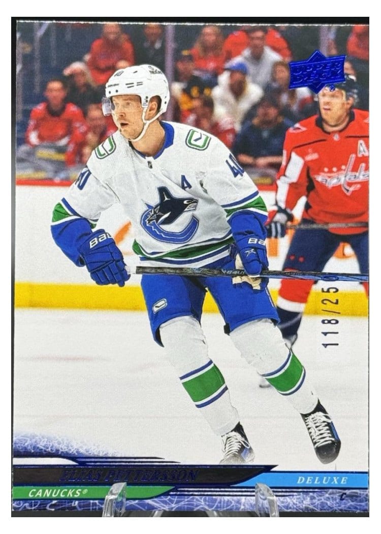 2024-25 Upper Deck Base Set Elias Pettersson #425 card