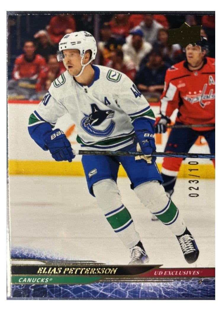 2024-25 Upper Deck Base Set Elias Pettersson #425 card
